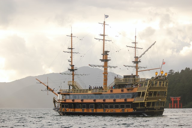 Large sailing ship